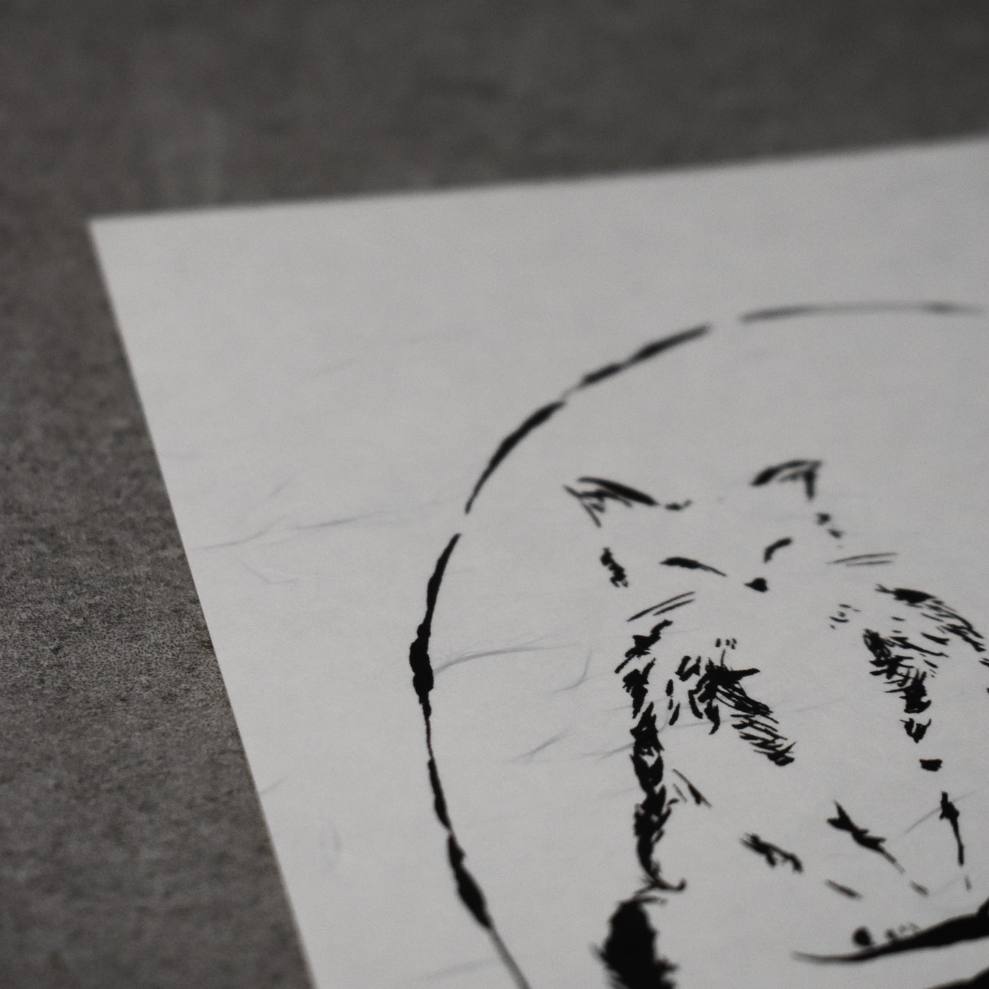 Eriko Aiura: A5 Cat Tea Print