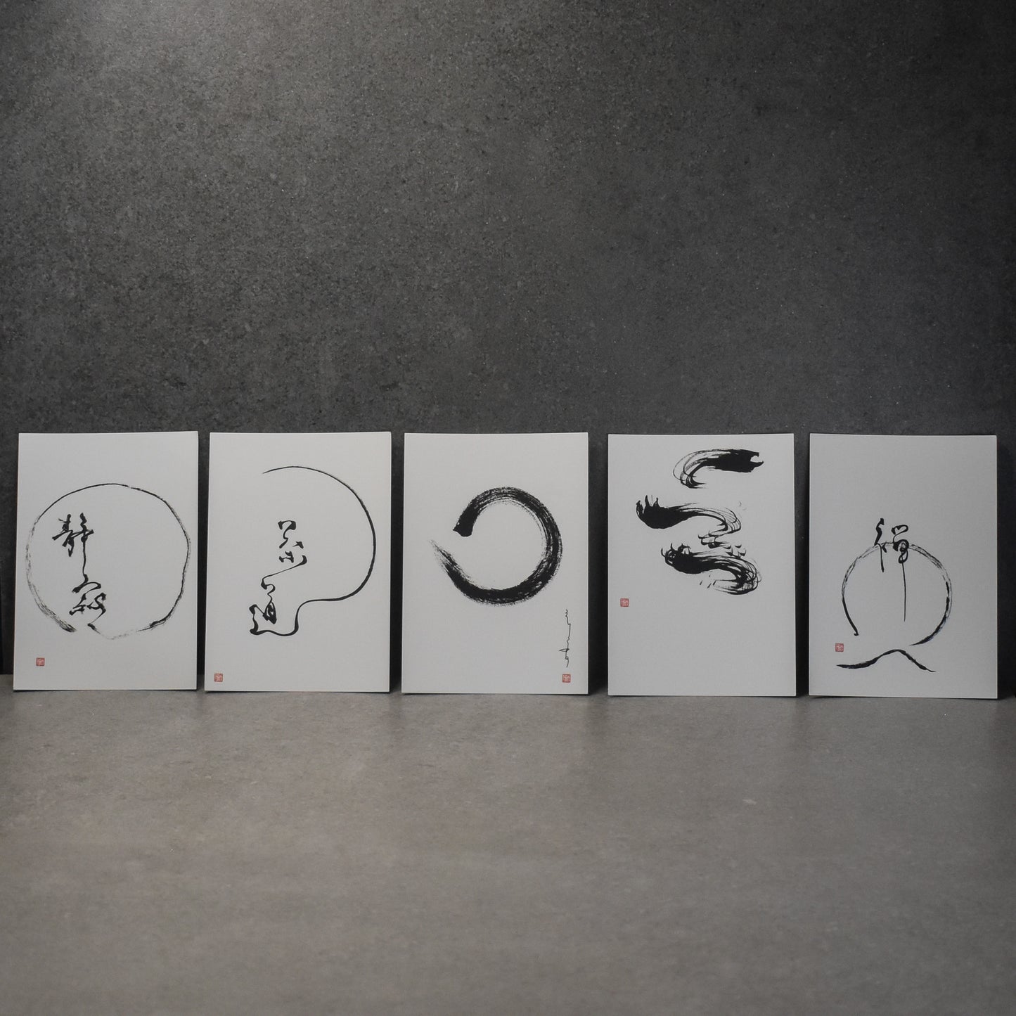 Eriko Aiura: 10 x Sho Calligraphy Art Postcards