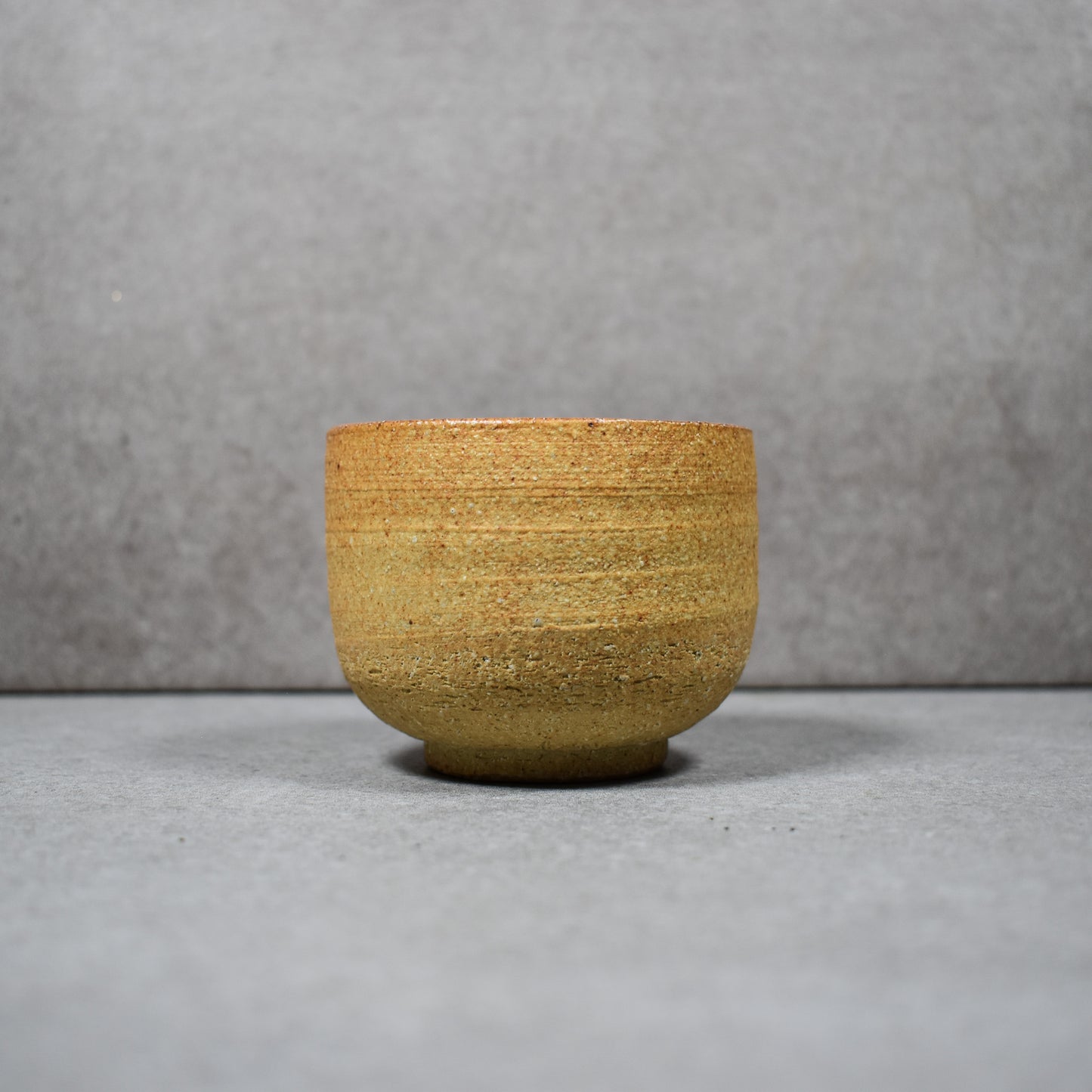 Sotoen: Unglazed Ash Fired Tea Cup