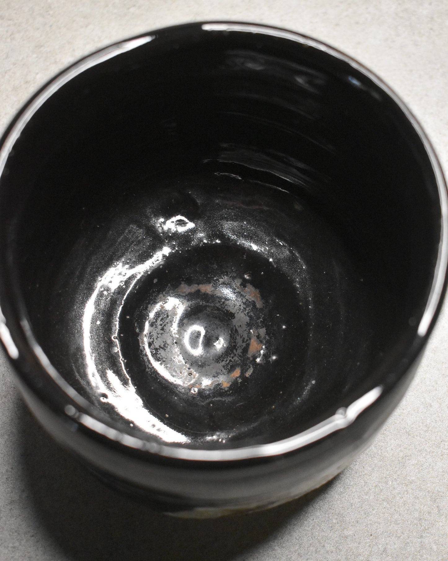 Vintage: Kuro-Oribe Chawan