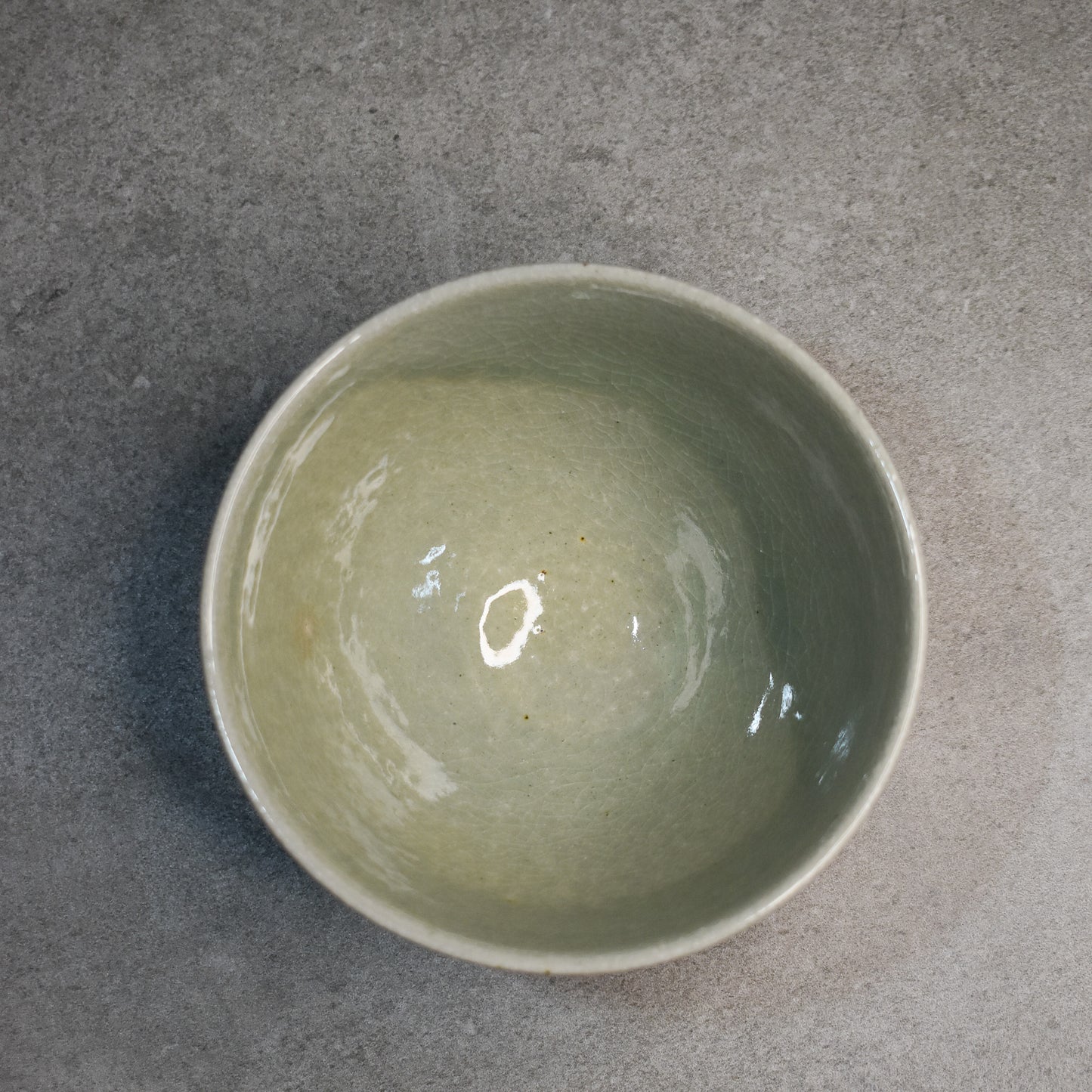 Hechimon: Celadon Chawan by Meishan Kiln