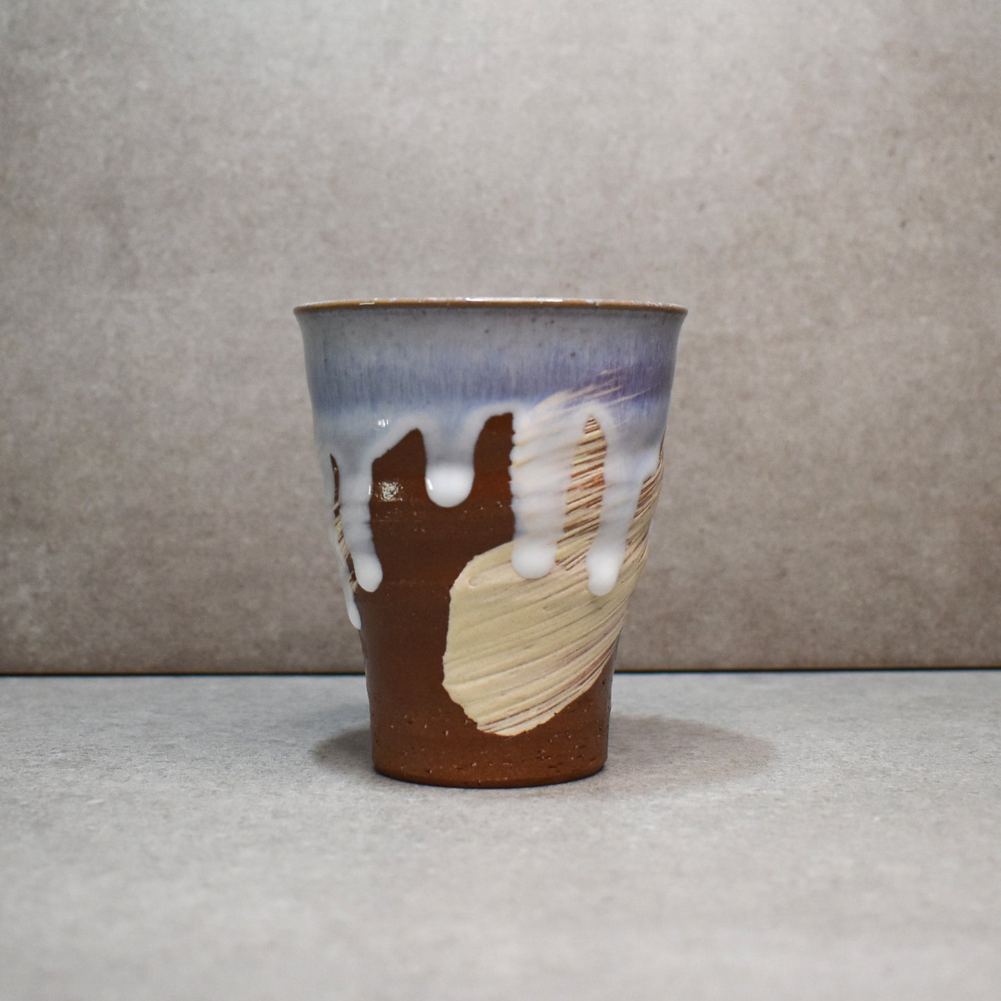 Hagi-yaki Murasaki Yunomi Teacup