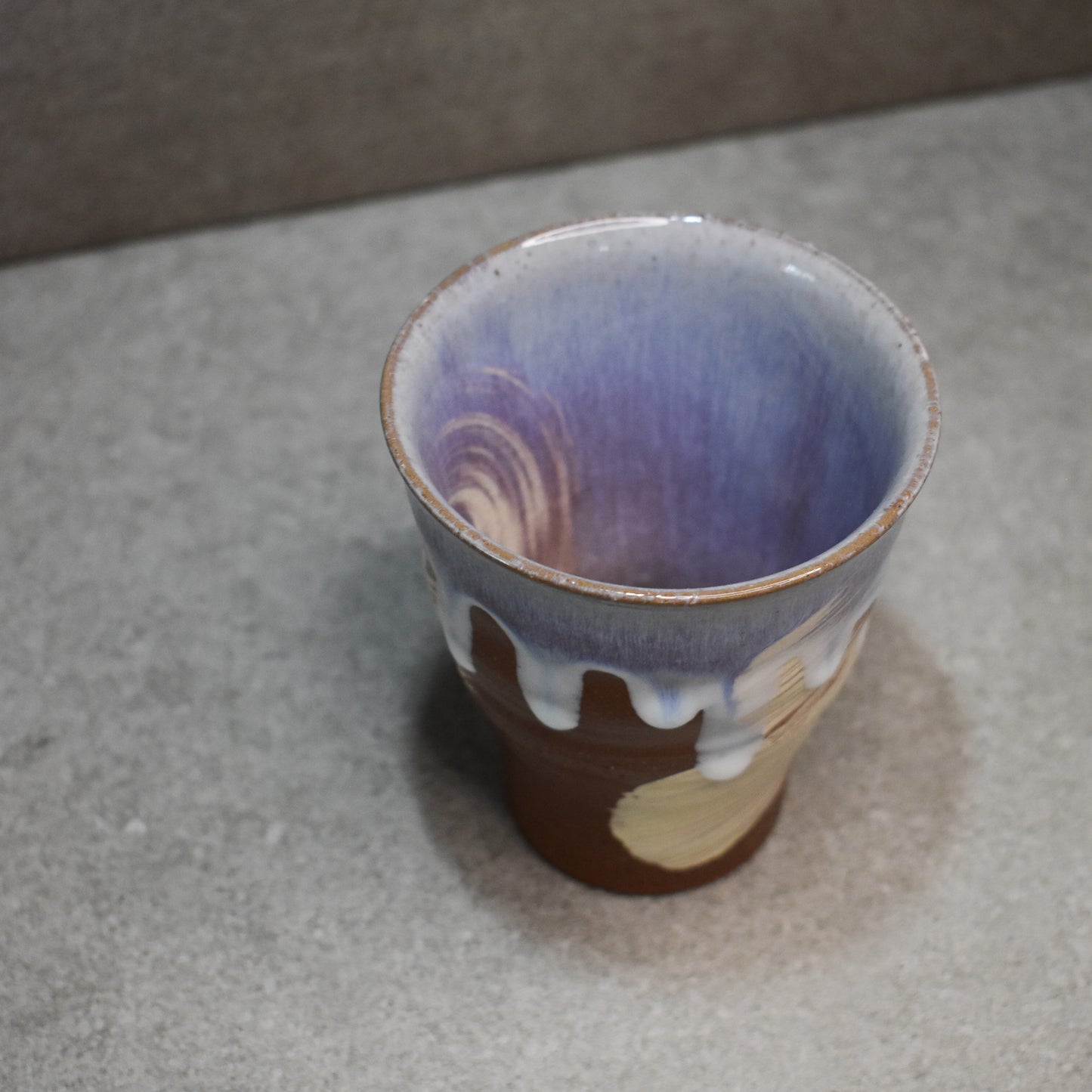 Hagi-yaki Murasaki Yunomi Teacup