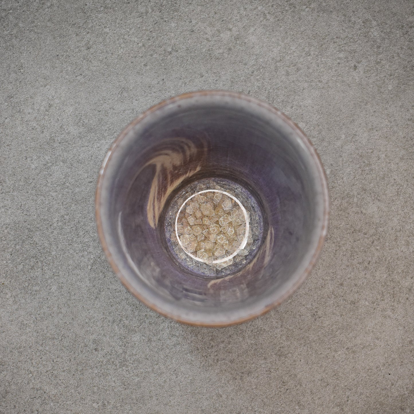 Hagi-yaki Murasaki Yunomi Teacup
