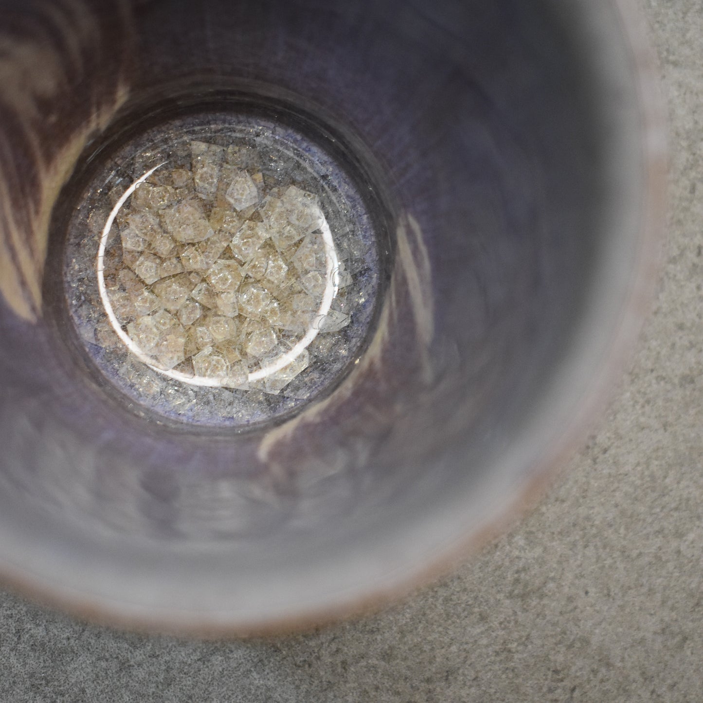 Hagi-yaki Murasaki Yunomi Teacup