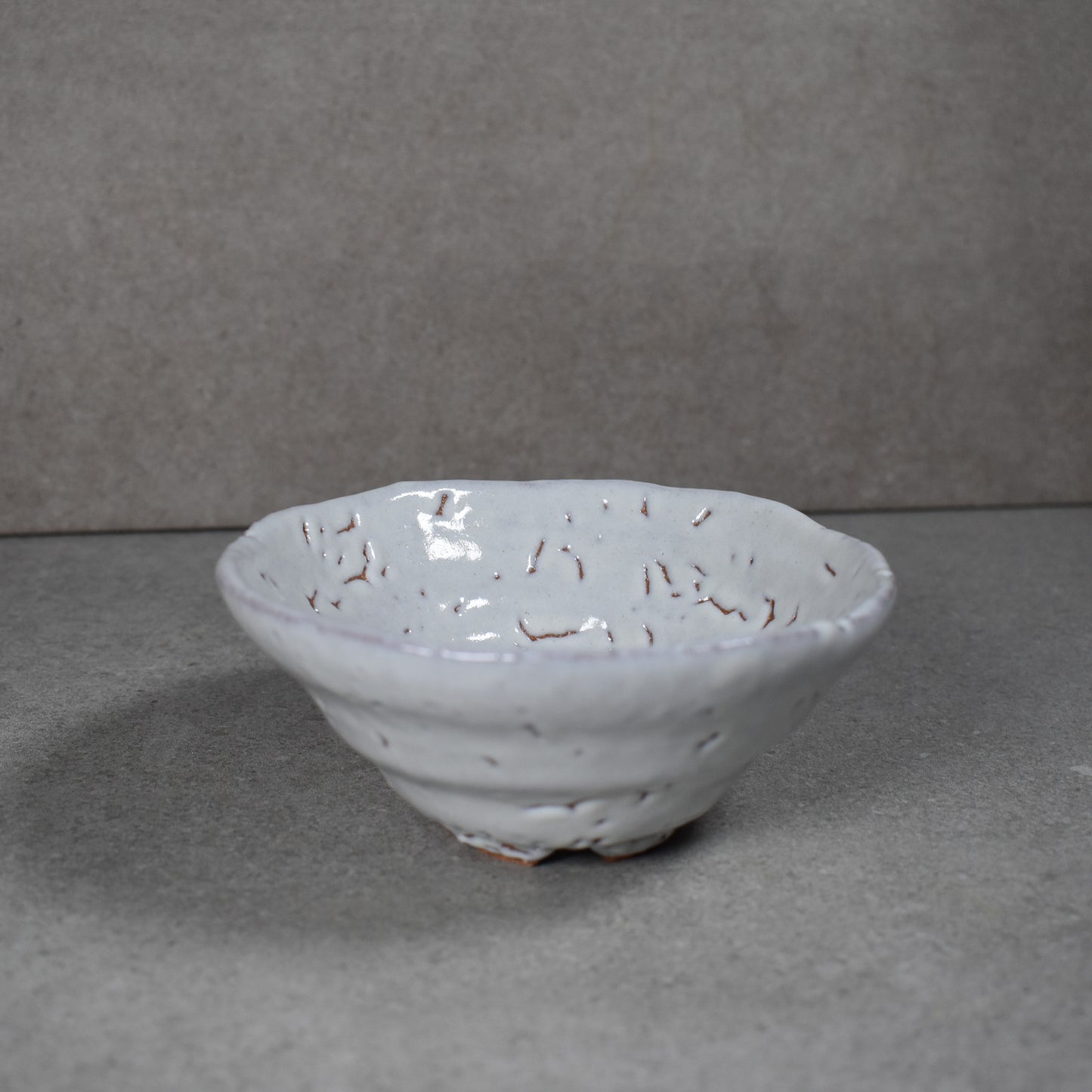 Tenryu Kiln: Oni Hagi-yaki Chawan by Itsuo Mito