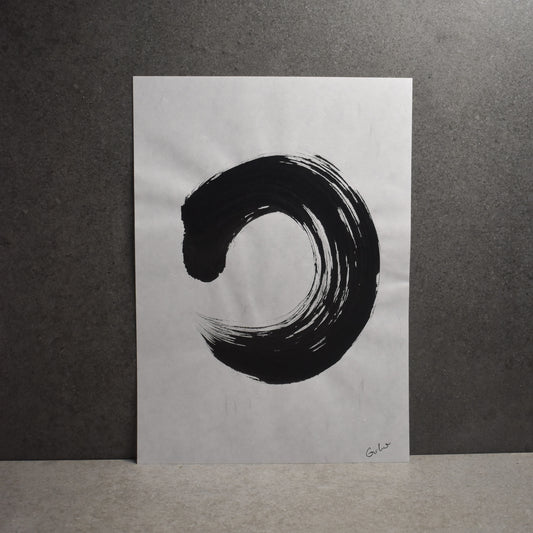 Original Calligraphy Art: Enso