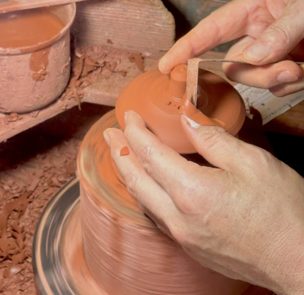 Tokoname: Flat Line-tiered Kyusu by Hirotaka Umehara