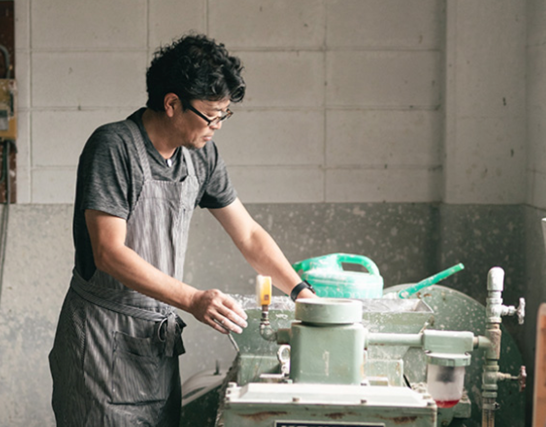 Shinzan Kiln Yamatsu: Frustum Sencha Tea Cup