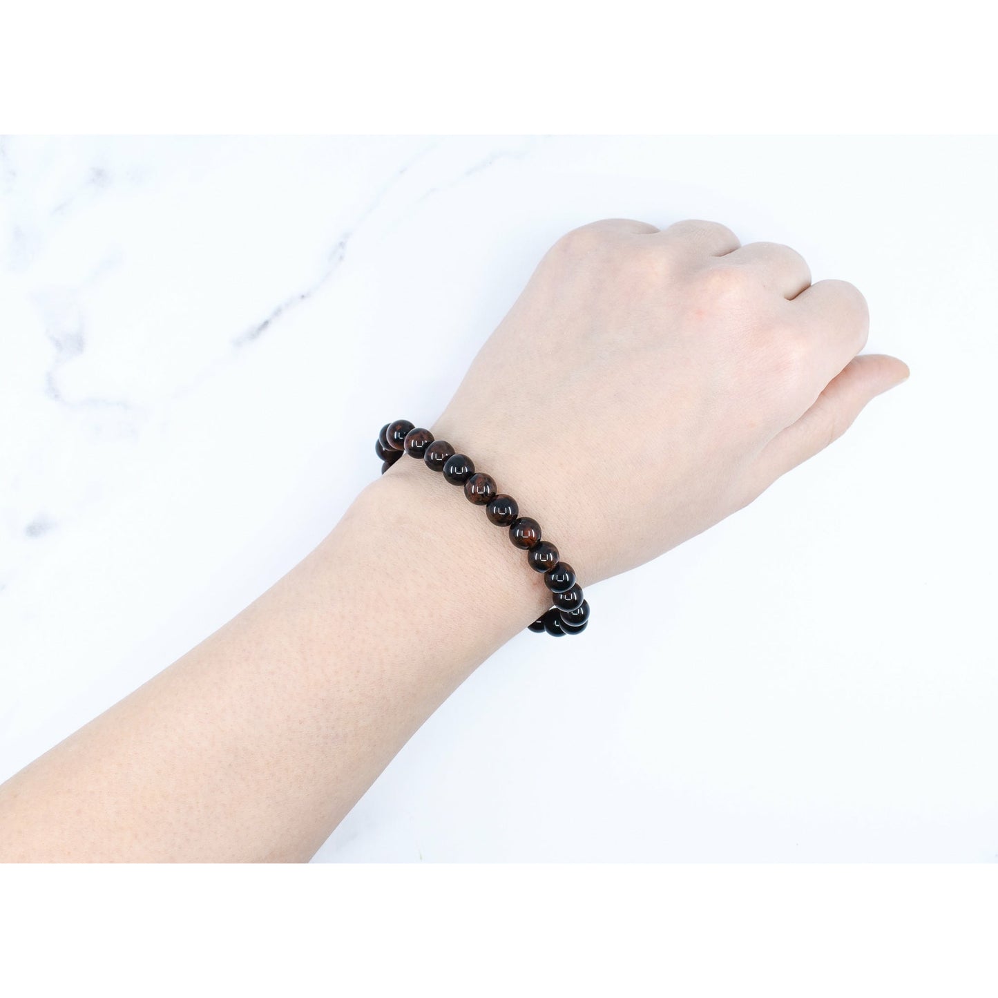 Vermillion Obsidian 8mm Bracelet