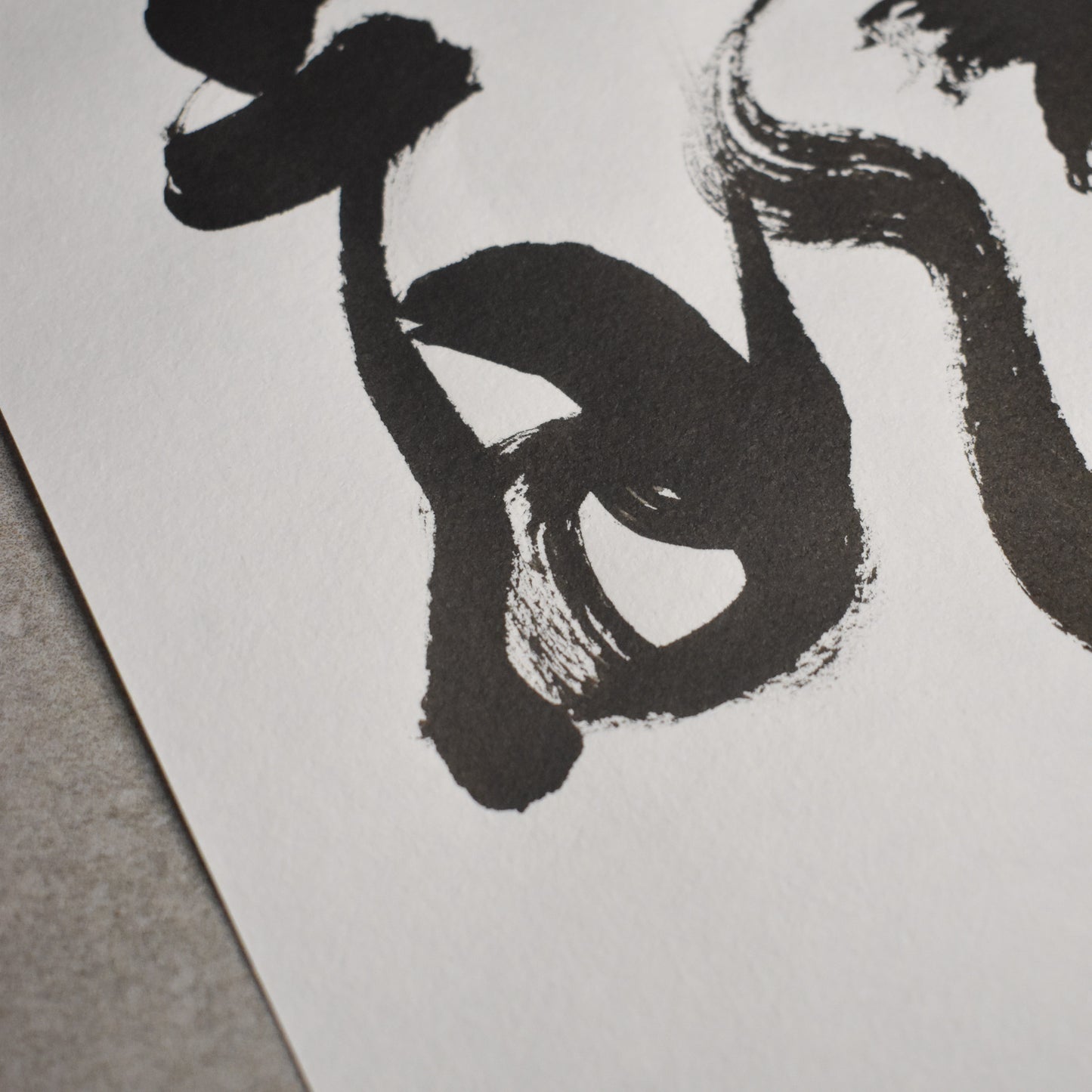 Original Calligraphy Art: Dragon