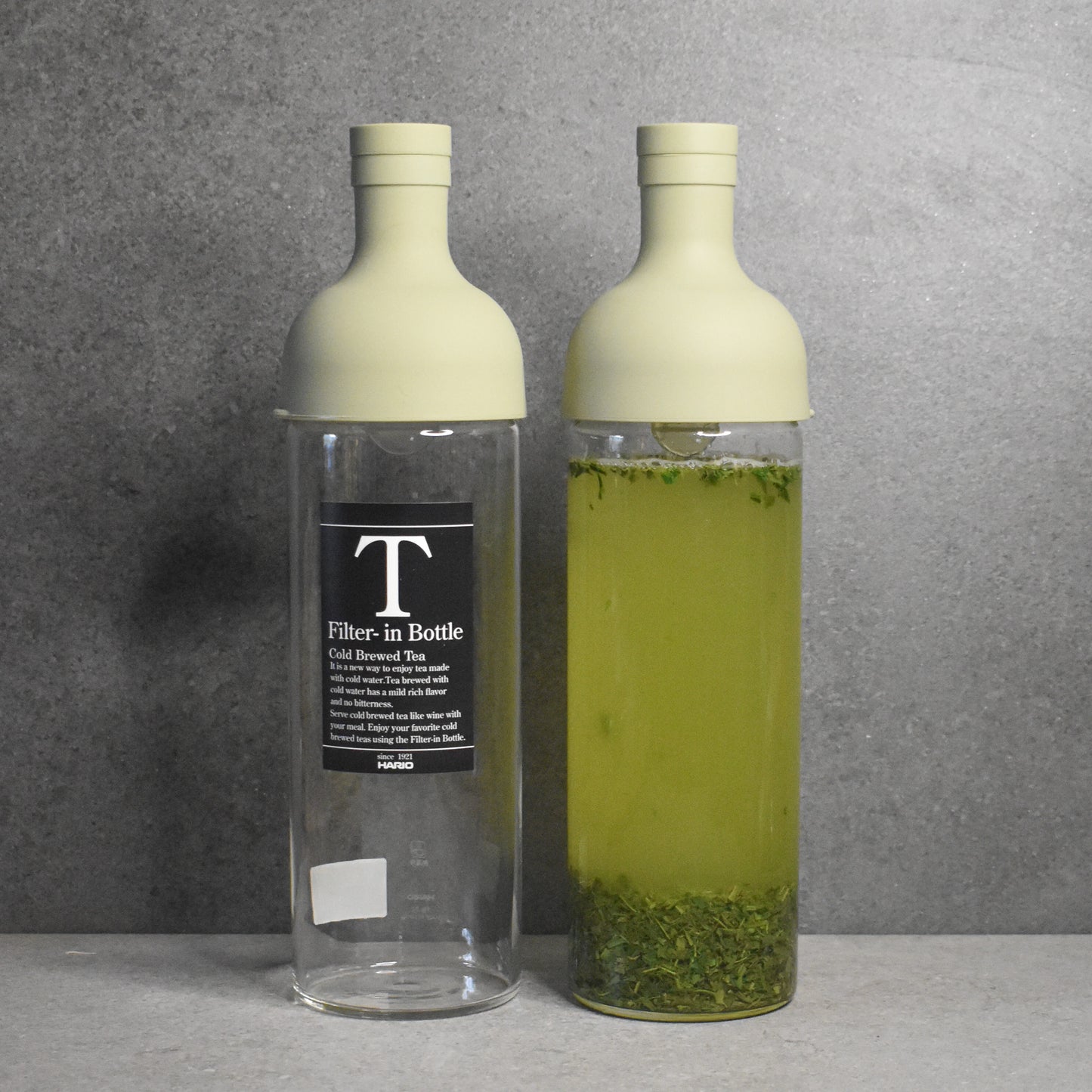 Hario: Cold Brew Tea Filter Bottle (Olive Green) 750ml