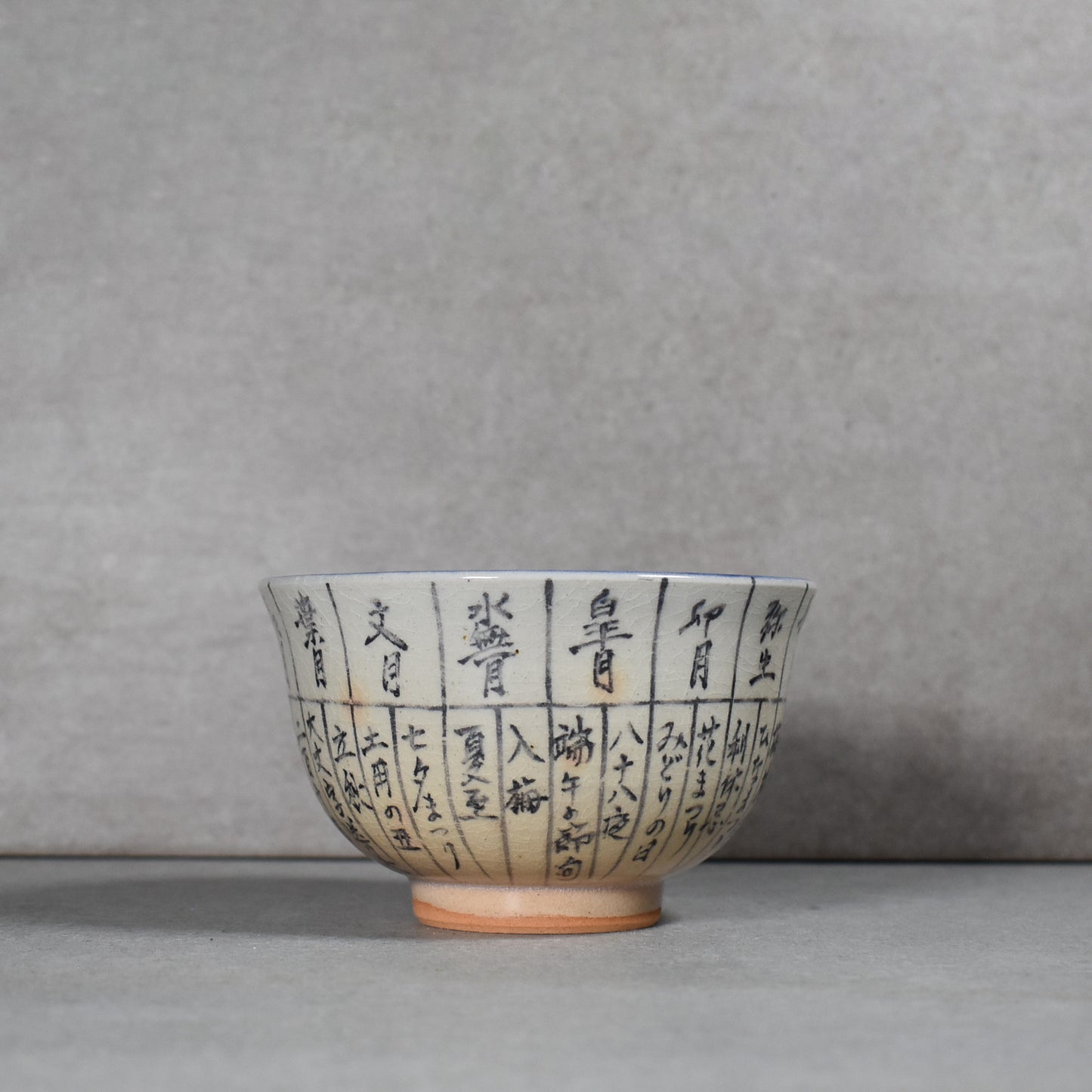 Kyo-yaki Zodiac Calendar Chawan