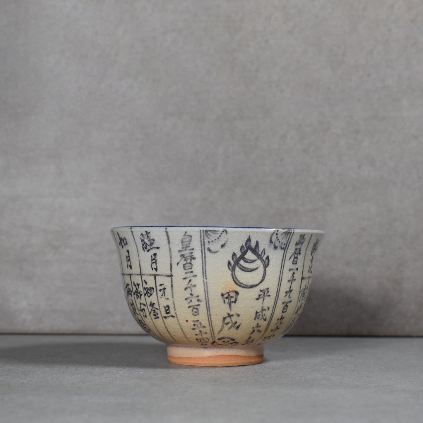 Kyo-yaki Zodiac Calendar Chawan