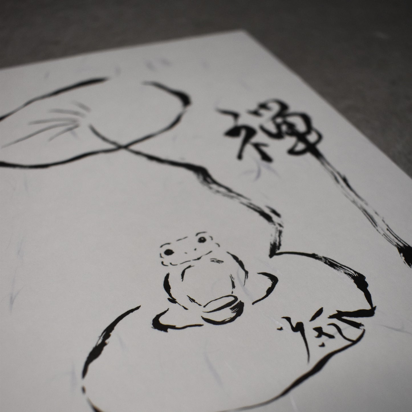 A5 Zen Frog Print