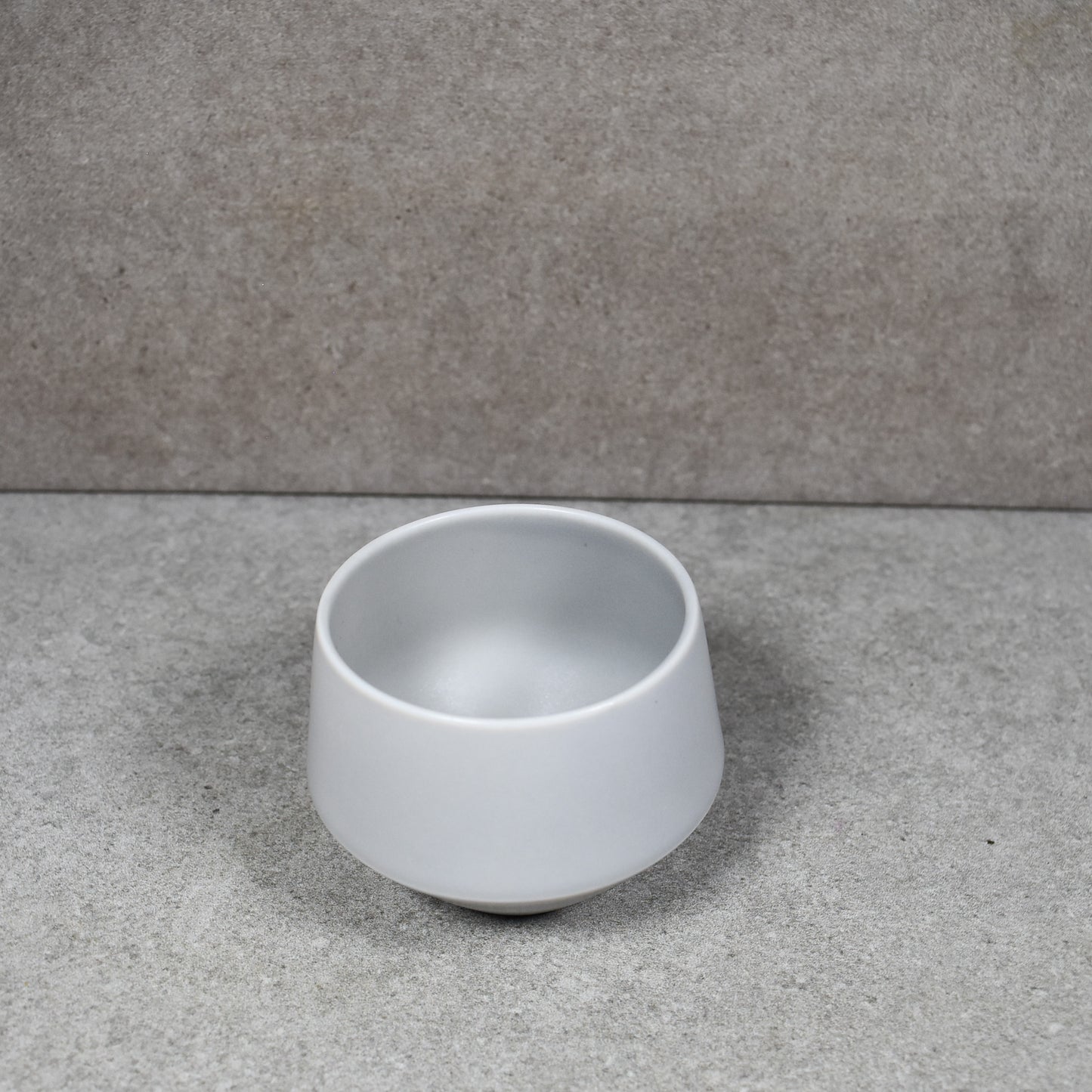 Shinzan Kiln Yamatsu: Frustum Grey Sencha Tea Cup