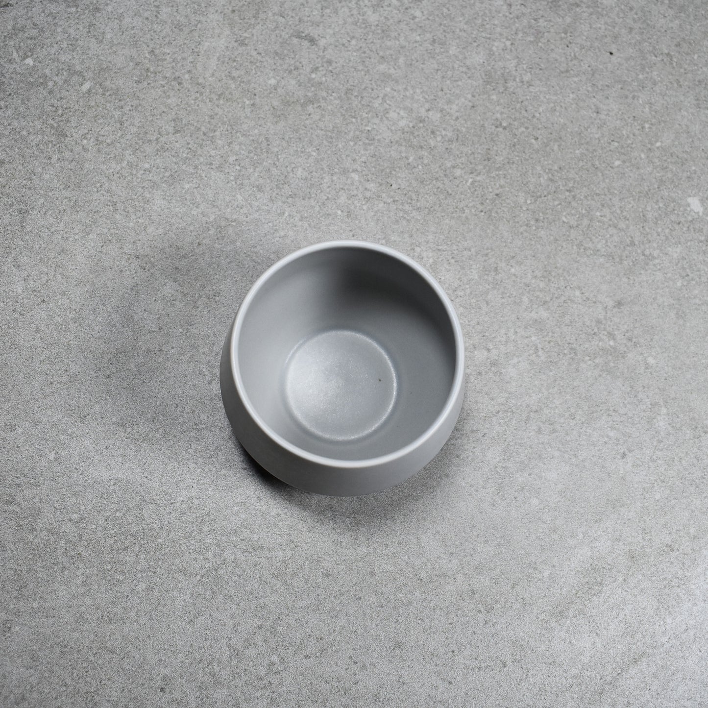 Shinzan Kiln Yamatsu: Frustum Grey Sencha Tea Cup
