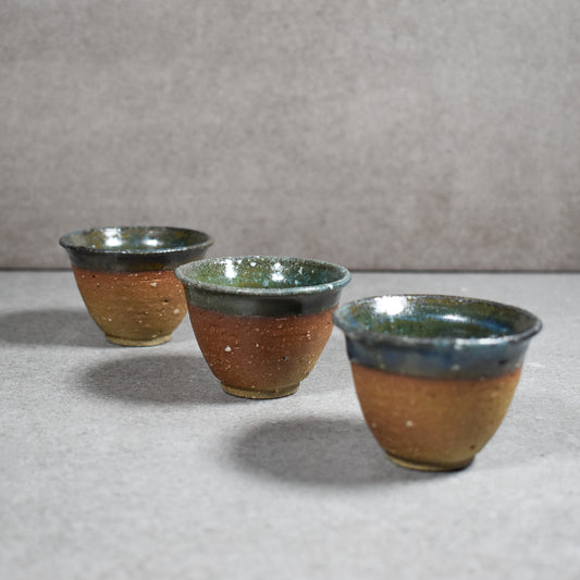 Kitagama: Yachimun Tea Cups by Masamori Yonahara