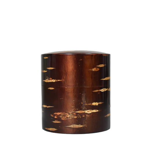 Yatsu-yanagi: Kaba-zaiku Cherry Bark Tea Caddy