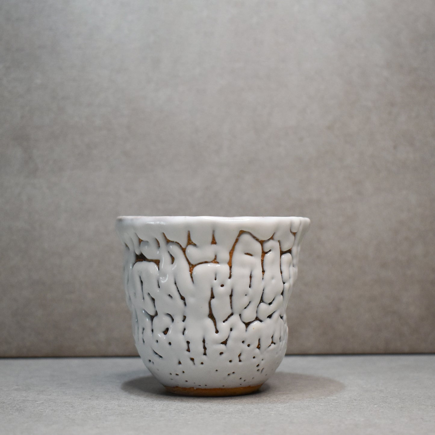 Oni Hagi-yaki Asagao Yunomi