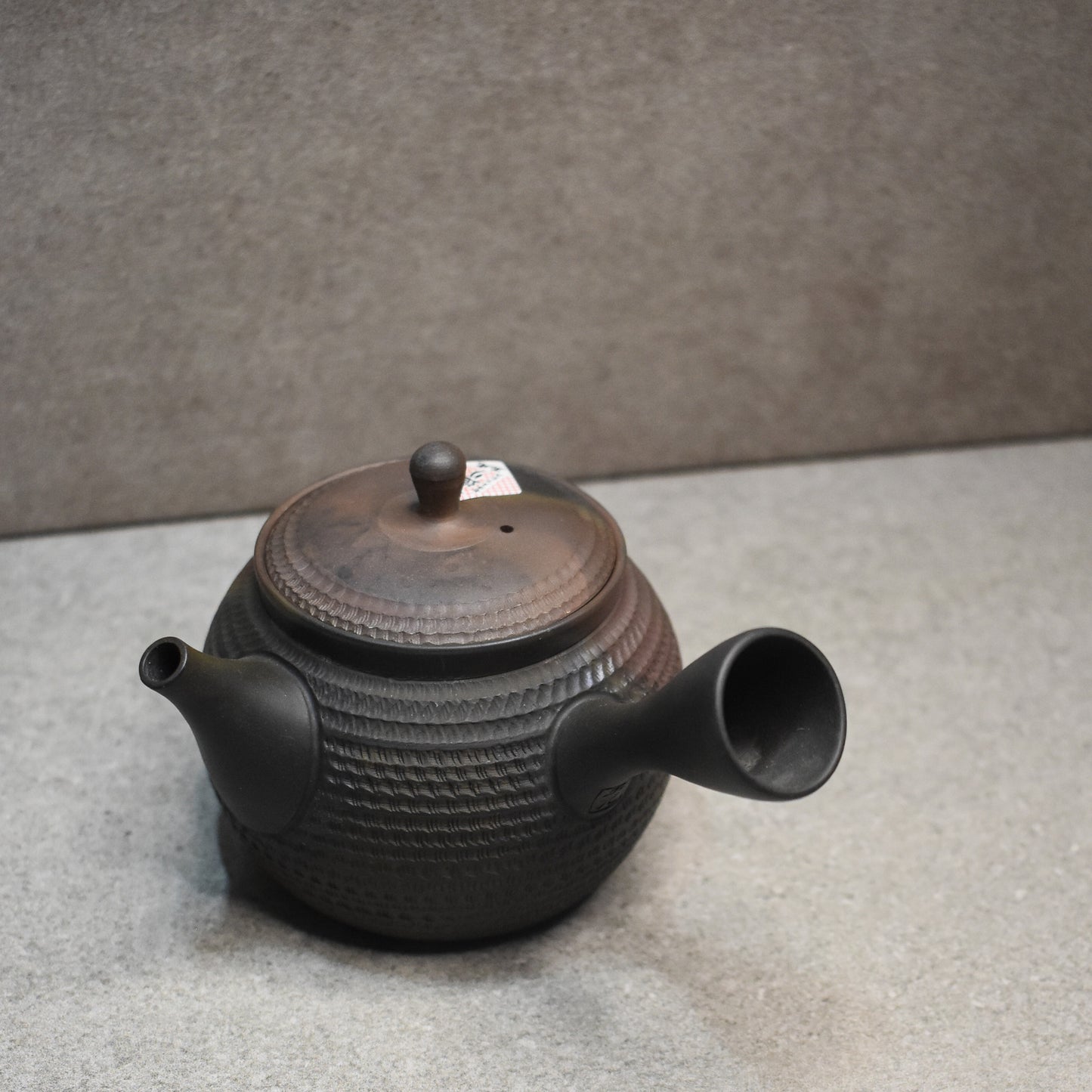Tokoname: Fire Kiln Varnished Kyusu by Hirotaka Umehara