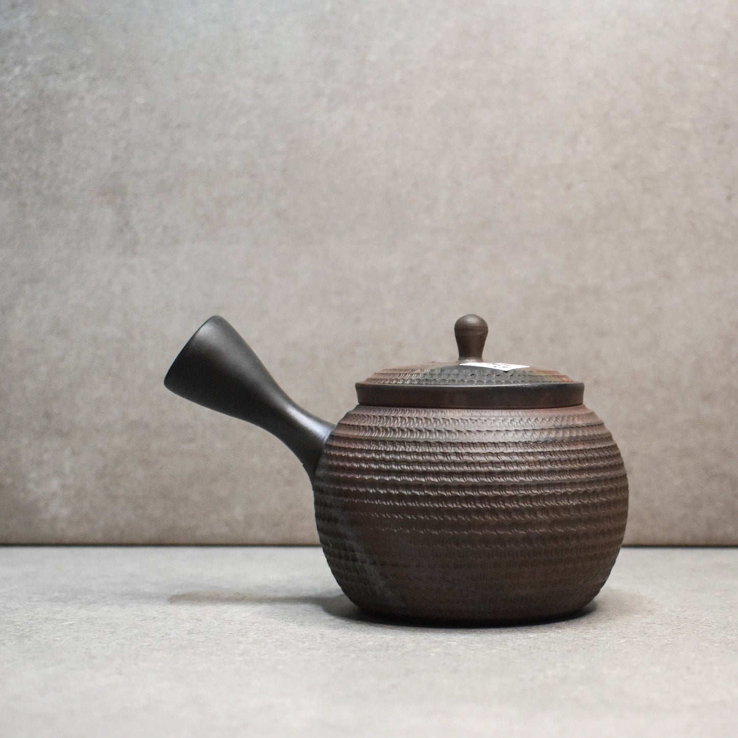 Tokoname: Fire Kiln Varnished Kyusu by Hirotaka Umehara