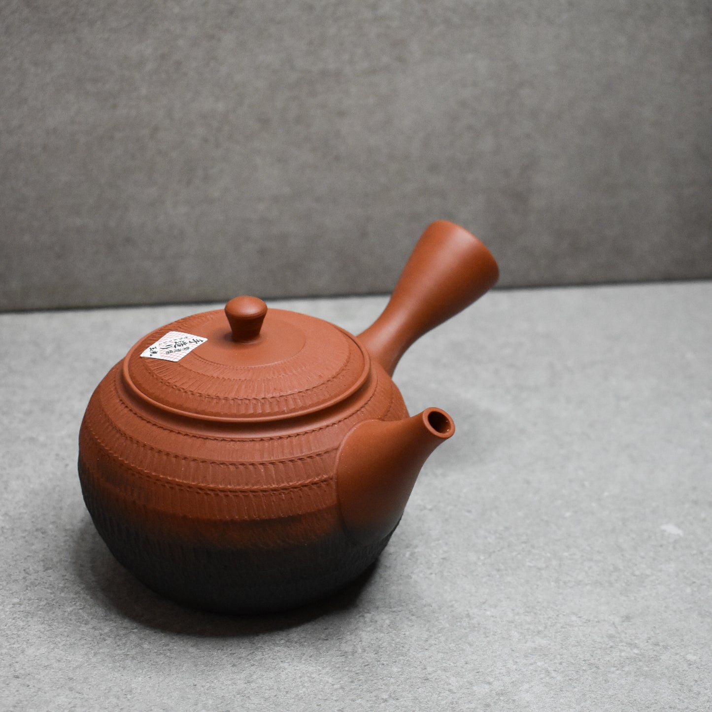 Tokoname: Akai Tobikanna Kyusu by Hirotaka Umehara