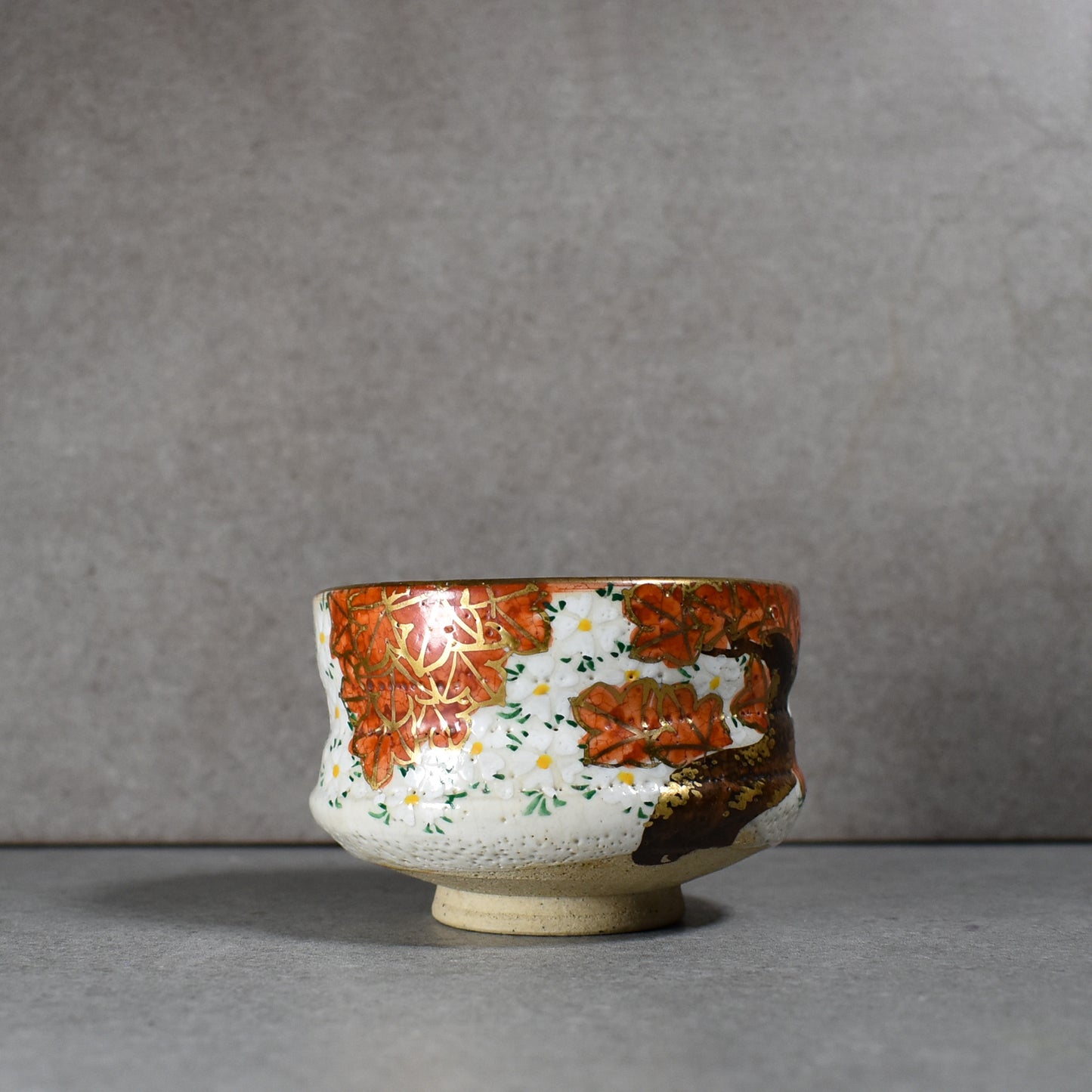 Inuyama-yaki Autumn Chawan