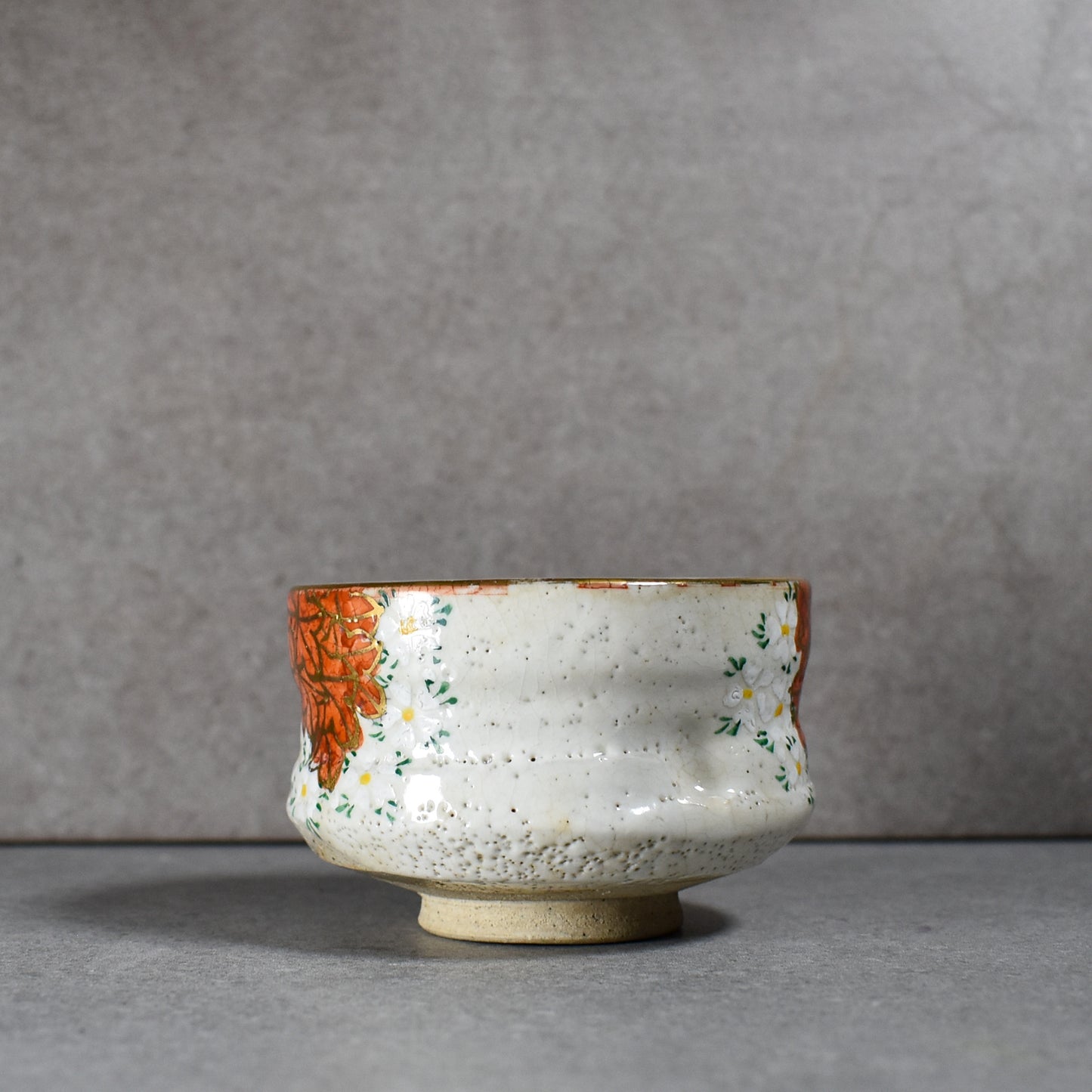 Inuyama-yaki Autumn Chawan