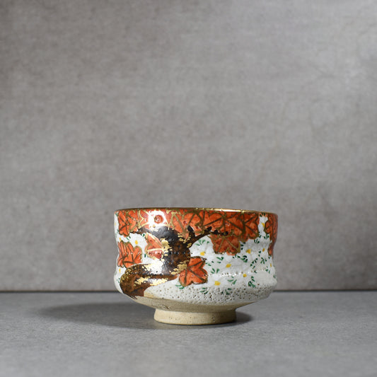 Inuyama-yaki Autumn Chawan