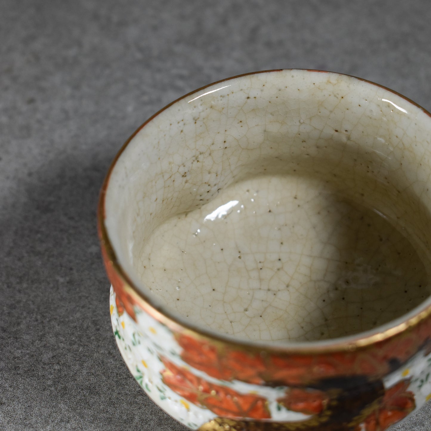 Inuyama-yaki Autumn Chawan