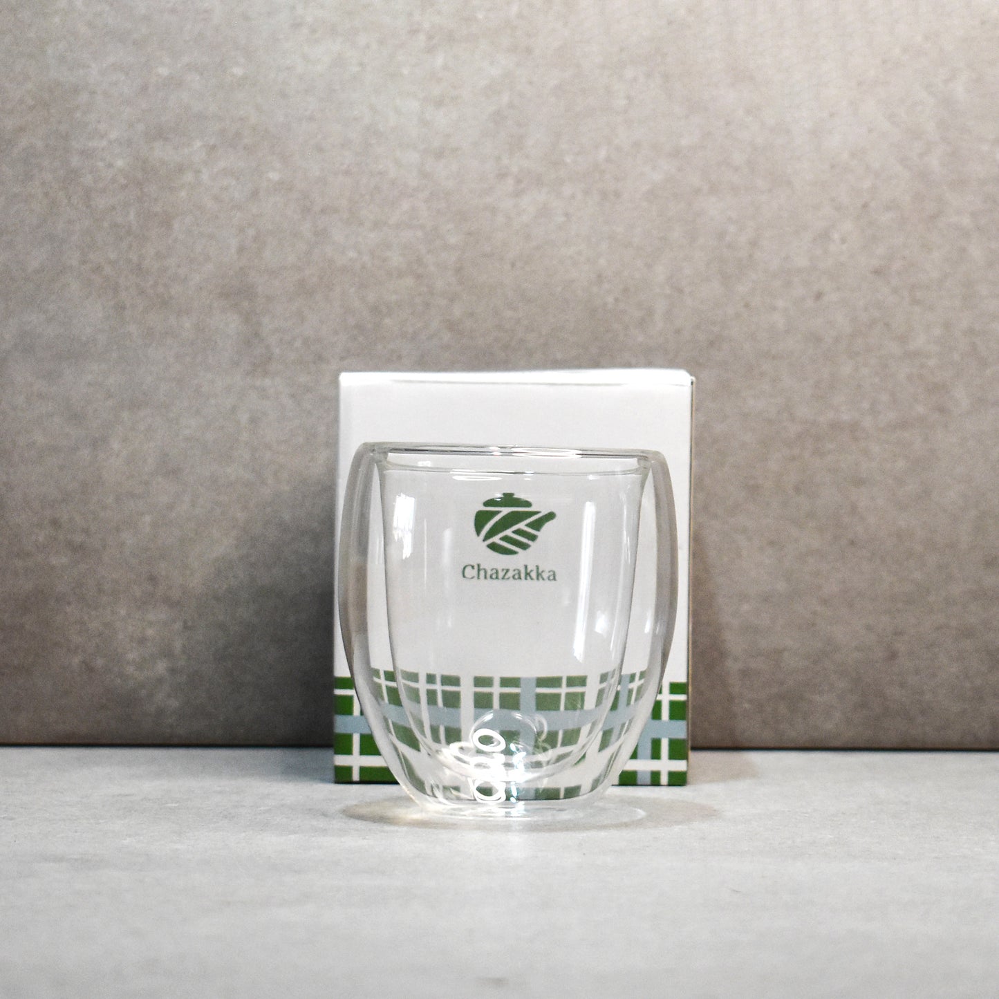 Chazakka: Large Double Walled Glass