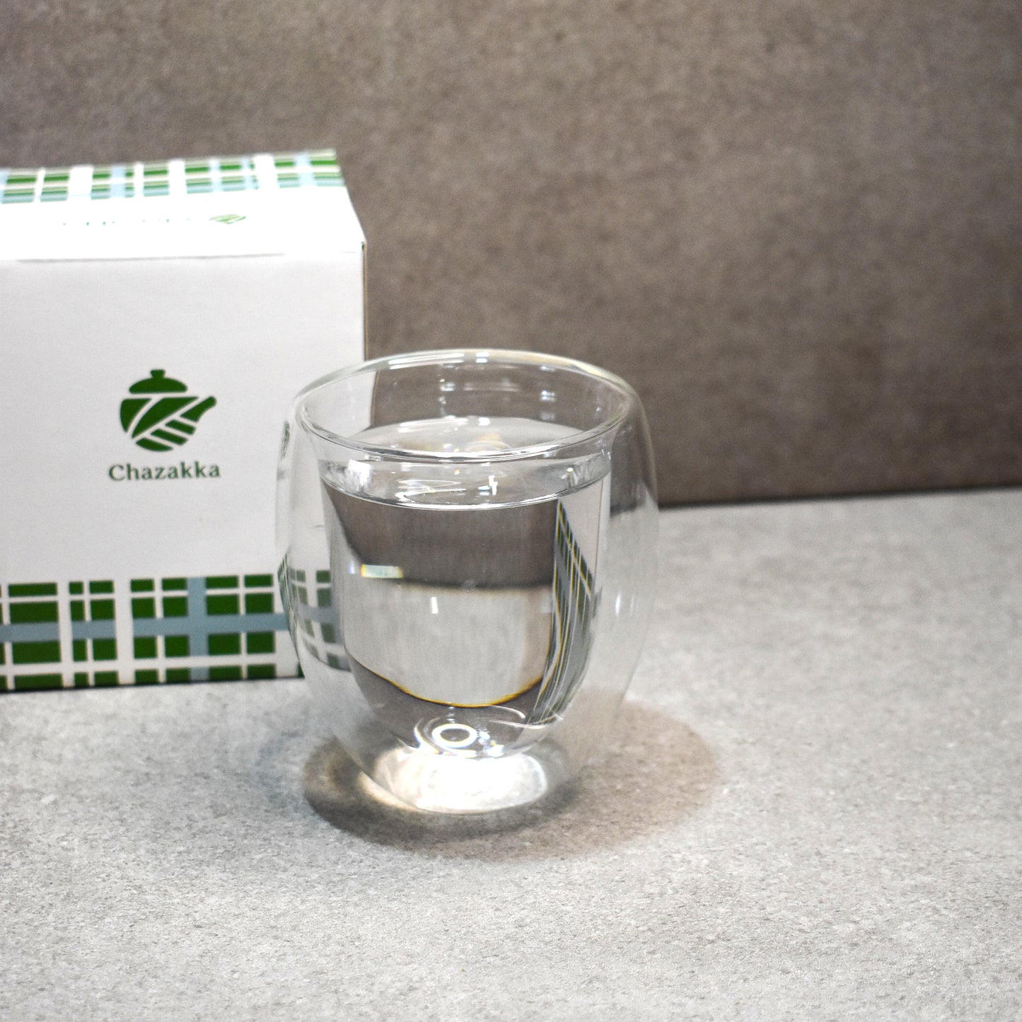 Chazakka: Large Double Walled Glass