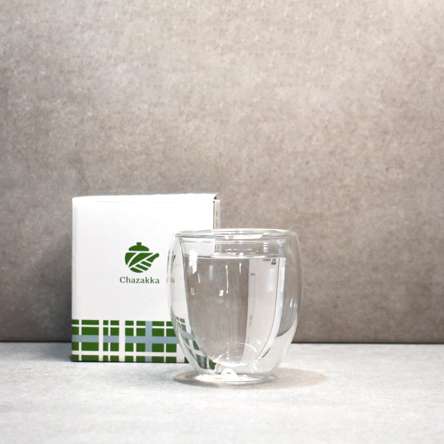 Chazakka: Large Double Walled Glass