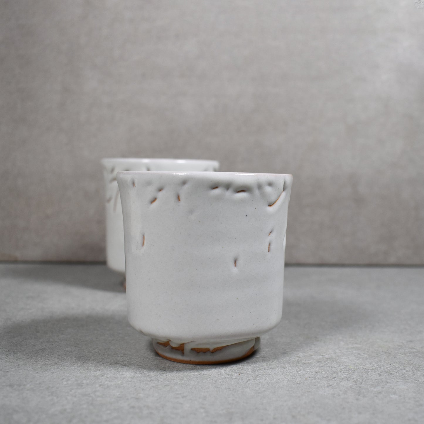 Tenryu Kiln: Hagi-yaki Yunomi Cup Set