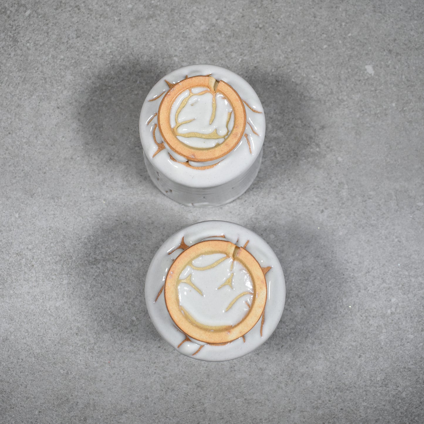 Tenryu Kiln: Hagi-yaki Yunomi Cup Set