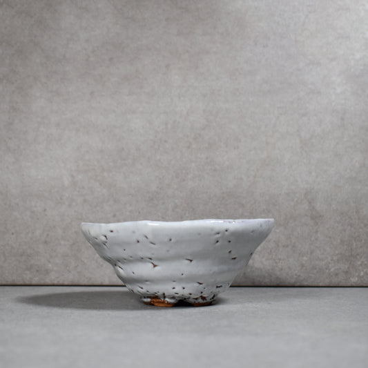 Tenryu Kiln: Oni Hagi-yaki Chawan by Itsuo Mito