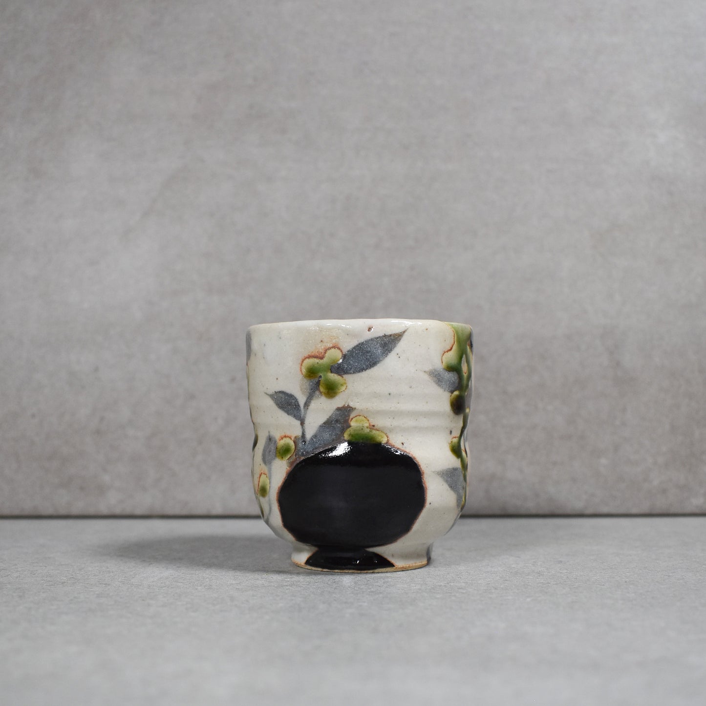 Tamayama Kiln:  Oribe Tea Cup