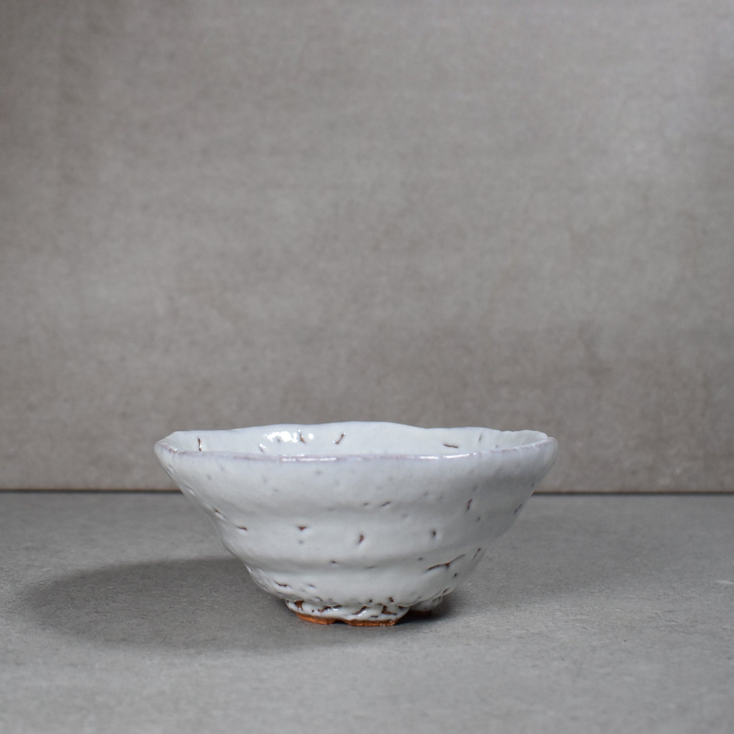 Tenryu Kiln: Oni Hagi-yaki Chawan by Itsuo Mito