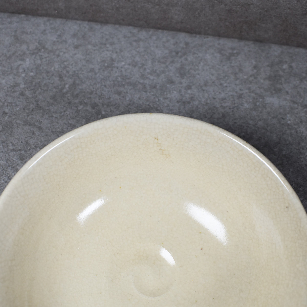 Kyo-yaki Summer Hira-gata Chrysanthemum Chawan