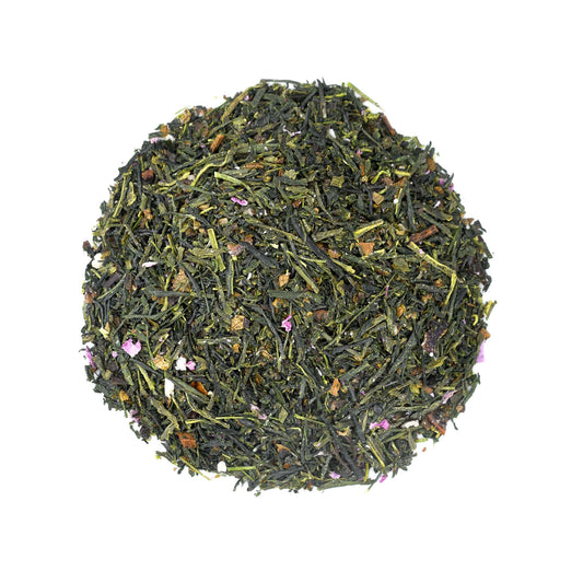 Chasandai: Sakura Sencha with Sugared Sakura Leaves